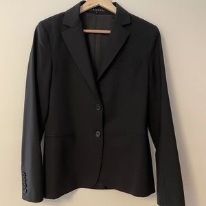 Theory black wool blazer